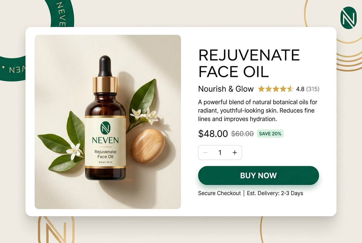 Neven Rejuvenate face oil